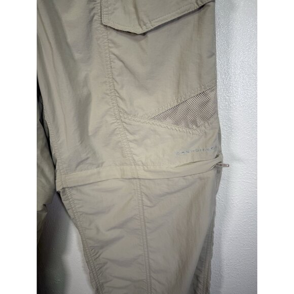 Columbia Pants Mens M Tan PFG Cargo Convertible Straight Hiking Outdoor Utility - Picture 13 of 16